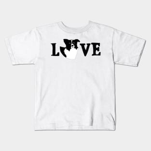 Border Collie LOVE Kids T-Shirt